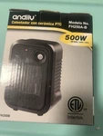 Intertek FH250A-B 500W Ceramic Heater 120V 60HZ Used. Price: $12.99.