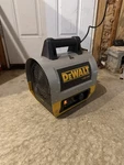 Dewalt DXH165 1.65 Kw Portable Commercial Electric Forced Air Jobsite Heater Used. Price: $130.00.