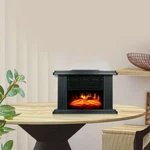 1000W Mini Electric Fireplace Indoor Space Heater Simulated Flame New. Price: $30.46.