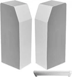 2 Pack End Caps For Baseboard Heater Covers Left Right Included Fits Most New. Price: $27.75.