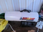 World Marketing GFA125A Duraheat 125,000 Btu Portable Propane Forced Air Heater. Price: $180.00.