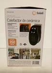 Soleil Personal Electric Ceramic Heater (black)- Portable 350 Watts! Brand New. Price: $59.99.