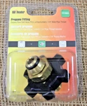 Mr Heater Propane Fitting Excess Flow Soft Nose Pol Handwheel 1/4" Male Pipe New. Price: $14.95.