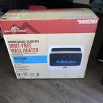 Master Forge 30,000 Btu Vent-free Blue Flame Wall Heater New Open Box #5695260. Price: $158.99.