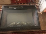 Electric Fireplace Insert, Black, Intertek EF-26, New Box Open. Price: $150.00.