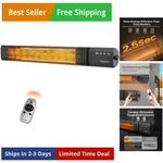 Infrared Heater 1500W With Remote, 2.5S Instant & Memory Function, Elect... New. Price: $179.92.