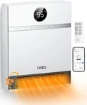 Dreo Smart Wall Heater Electric Adjustable Thermostat Oscillation Timer Remote Open. Price: $84.97.