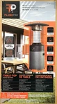 Flamepro Table-top Patio Heater With Adapter Hose, Two-tone New. Price: $189.99.
