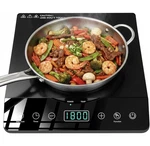 Single Burner Portable Induction Cooktop, 1800W, 12 Temp Settings, 3 Hour Timer New. Price: $49.99.
