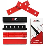 S&f Stead Fast 6" Vise Jaw Pads With Z Type Holder, 2 Large, Red And Black New. Price: $39.69.