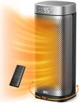Dreo Space Heaters Indoor 16 Inch Fast Heating Portable Remote Grey Open. Price: $69.46.