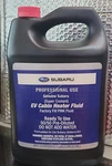 Subaru Professional Genuine Ev Cabin Heater Fluid Pink 50/50 Pre-diluted 1 Gal New. Price: $34.99.