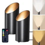 Brightown 2 Pack Floor Can Lights - 6000K Led Up With Remote And Timer... New. Price: $59.75.
