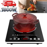 Nafewin 1800W Single Burner Electric Cooktop Portable Family Countertop Plug New. Price: $49.99.
