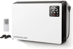 1500W Quiet Wall Mounted Electric Heater With Remote & 24H Timer For Indoor Use New. Price: $199.99.