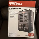 Hyper Tough Utility Heater 1500W Electric Space Tip-over Protection New. Price: $39.99.