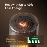 Dreo Space Heater, 1500W Portable Heaters For Inside, Electric With Therm New. Price: $57.99.