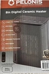 Pelonis 8 Digital Ceramic Heater With Thermostat & Remote Control, Black New. Price: $39.00.