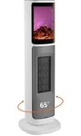 Comfort Zone 25" Oscillating Tower Space Heater With 3D Flame And Remote Control New. Price: $40.00.