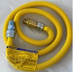 Brasscraft 1/2 In. Mip X 36 Gas Connector (3/8 O.d.) Open. Price: $18.99.