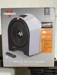 Vornado Velocity 5R Whole Room Portable Space Heater With Remote New. Price: $70.00.