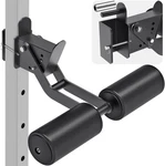 Nordic Hamstring Curl Attachment Dip Bar Belt Squat & Safety Spotter Arms Home New. Price: $113.07.