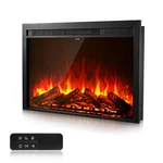 Vevor 40IN Electric Fireplace Insert Wall Recessed Heater 750W 1500W Remote New. Price: $214.99.