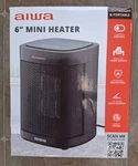 Aiwa Inch Mini Ceramic Space Heater W/6 Ft Cord - New. Price: $12.99.