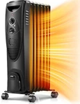Portable Electric Radiator Heater, Oil Filled With 3 Settings, Adjustable Open. Price: $259.99.