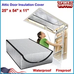 Souroyea Attic Door Insulation Cover, 25"X54"X11", Stairs Zipper For New. Price: $34.61.