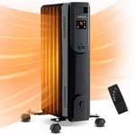 Costway Oil Filled Radiator Heater 1500W Electric Space Adjustable Thermo New. Price: $143.66.