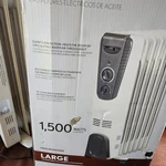 Tangkula 84827 1500W Oil Filled Radiator Heater Open. Price: $49.00.