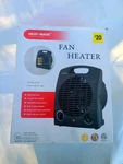 Heat-wave EB19100 Fan Heater 1500W Black Adjustable Thermostat Safety Tip-over New. Price: $29.99.