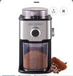 Aychiro Burr Coffee Grinder Open. Price: $45.00.