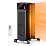 Tangkula 1500W Oil Filled Radiator Heater Portable Electric Radiant Space New. Price: $148.92.