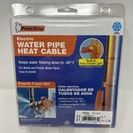 Frost King 3-4 Ft Electric Water Pipe Heat Cable HC03 New. Price: $19.97.