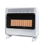 Mr. 30,000 Btu Vent-free Radiant Heater, Dual Fuel, Natural Gas, Lp, New. Price: $279.99.