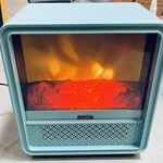 Duraflame Cube Room Heater DFS-400-02 Rare Teal Electric Floor Model Used. Price: $57.60.