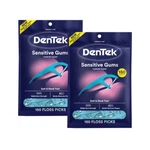 2 Pack Dentek Comfort Clean Floss Picks Sensitive Teeth & Gums 150 Count New. Price: $12.42.