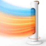 Flowbreeze 2018 25" Tower Heater And Fan Combo, 1500W High Heat, 1000W Open. Price: $55.00.
