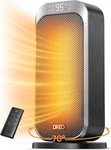 Dreo Portable Electric Ceramic Heater With Remote Thermostat Oscillation Timer Open. Price: $42.96.
