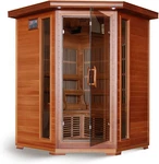 Hudson Bay 3-PERSON Cedar Infrared Sauna With 7 Carbon Heaters New. Price: $5392.99.