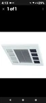 Dayton 2YU39 Ceiling Heater Fan 4000W 208V Steel Analog Control White Used. Price: $750.00.