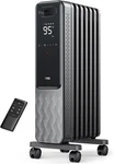 Dreo Oil Filled Radiator, Electric Radiant Heaters Indoor Use Large Room Black New. Price: $139.99.
