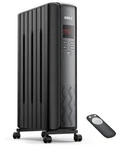 Dreo DR-HSH005 1500W Electric Oil Filled Radiator Heater Black Open. Price: $87.99.