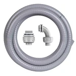 3/4 Inch 10 Ft Liquid-tight Conduit And Connector Kit Non Metallic Flexible C... New. Price: $36.62.