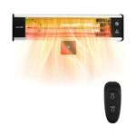 Serenelife Infrared Patio Heater, Wall-mounted Electric With Remote Co... New. Price: $130.55.