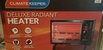 Climate Keeper Deluxe Radiant Heater New. Price: $70.00.