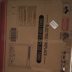 Intertek M225H Electric Fireplace Ventless Black Metal Open. Price: $54.99.