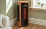 Duraflame Electric Infrared Oscillating Tower Space Heater Oak (new) 5HM8000. Price: $199.99.